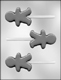 Plain Gingerbread Boy Sucker Chocolate Candy Mold