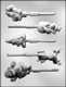 Christmas Sucker Assortment Chocolate Candy Mold
