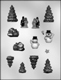 Mini Village Accessories Chocolate Candy Mold