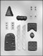 Gingerbread House Accessories Chocolate Candy Mold