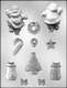 Gingerbread House Christmas Access. Candy Mold