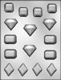Jewels/Gems Chocolate Candy Mold