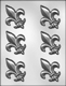 Large Fleur De Lis Chocolate Candy Mold