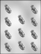Golf Bag Chocolate Candy Mold