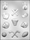 Sports Assortment Chocolate Candy Mold
