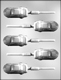 Stock Race Car Chocolate Candy Mold