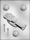 Golf Bag, Tees & Balls Chocolate Candy Mold