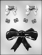 Ribbons/Bows (3 Sizes) Chocolate Candy Mold