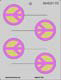 Peace Sign Sucker Chocolate Candy Mold