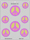 Peace Sign Assortment Chocolate Candy Mold