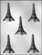 Medium Eiffel Tower Chocolate Candy Mold