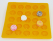 Rose Flexible Yellow Rubber Candy Mold