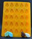 Leaf Flexible Yellow Rubber Candy Mold