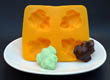 Frog Flexible Yellow Rubber Candy Mold