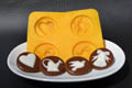 Wedding Asst. Flexible Yellow Rubber Candy Mold