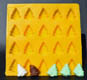 Tree Flexible Yellow Rubber Candy Mold