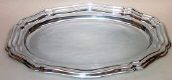 Plastic Tray-Silver-10 x 15"