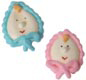 Royal Icing Baby Face- Pink and Blue