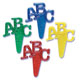 Picks- "ABC" Glitter