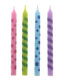 Candles- Stripe and Dot Glitter