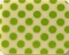 Chocolate Transfer - Lime Green Dots