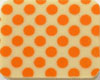 Chocolate Transfer - Orange Dots