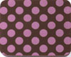 Chocolate Transfer - Pink Dots
