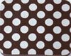 Chocolate Transfer - White Dots