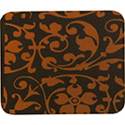 Chocolate Transfer Sheet- Orange Floral Scroll