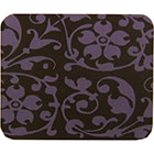 Chocolate Transfer- Purple Floral Scroll
