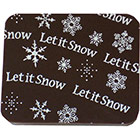 Chocolate Transfer Sheet - Let It Snow