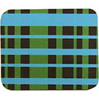 Chocolate Transfer-Blue and Lime Plaid