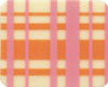 Chocolate Transfer Sheet- Orange Pink Plaid
