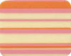 Chocolate Transfer Sheet- Orange Pink Ribbon