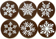 Chocolate Transfer- Snowflake White
