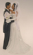 Wedding Cake Top-Couple A.A. Bride & Groom