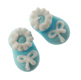 Royal Icing Decoration - Blue Booties