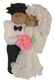 Royal Icing- Bride and Groom- Black