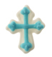 Royal Icing Decorations - Blue Cross