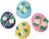 Floral Easter Eggs Icing Lay-ons, 1"