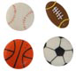 Royal Icing- Mini Sports Ball Assortment