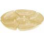 Platter- Glitter Gold Section Large