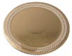 Round Gold Cake Board- 10 1/2"