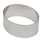 Cookie Cutter-Stainless Steel Oval-4"