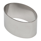 Cookie Cutter-Stainless Steel Oval-3"