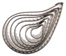 Cutter Set - Fluted Comma