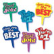 Puffy Jewel Picks-Words of Praise