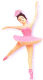 Caucasian Ballerina Dancers Figurine