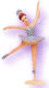 Caucasian Ballerina Dancers Figurines