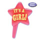 "IT'S A GIRL!" Pink Stars Picks